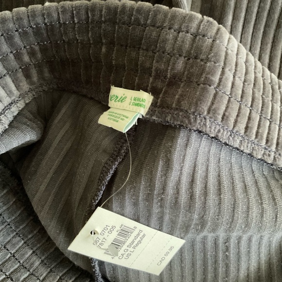 Aerie Ribbed Knit Flare Leg Soft Legging Pants Size Large - Picture 2 of 6